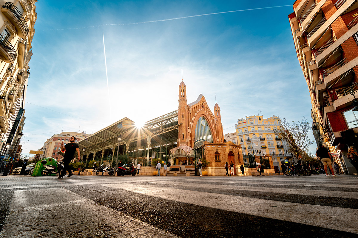 Street photography of Valencia in Spain