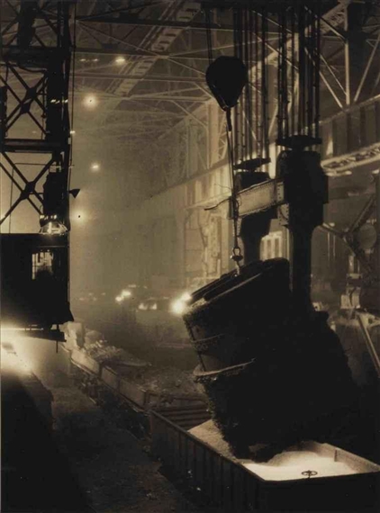 Ladle B, Otis Steel Mill, Cleveland by Margaret Bourke-White