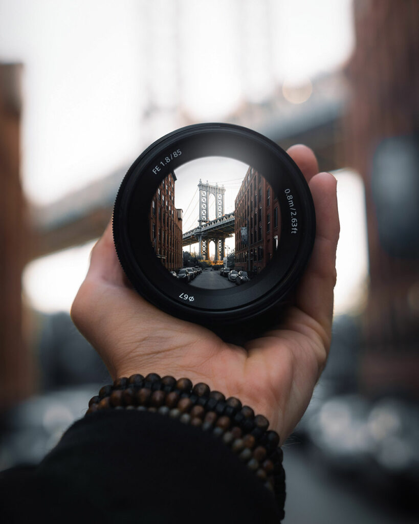 Manhattan Bridge View through a 85mm Lens