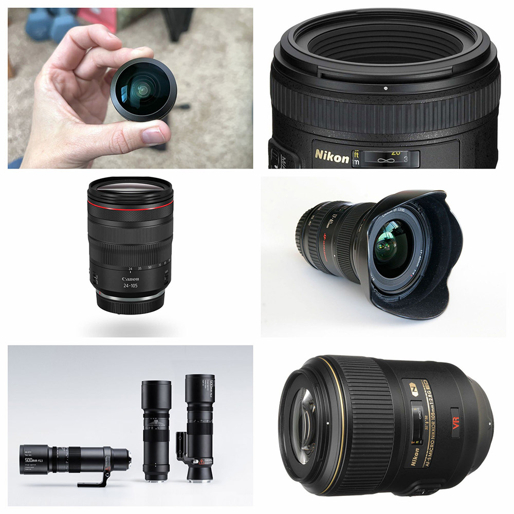 type of camera lens