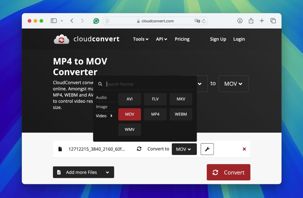 Transcode Video from Camcorder step 3