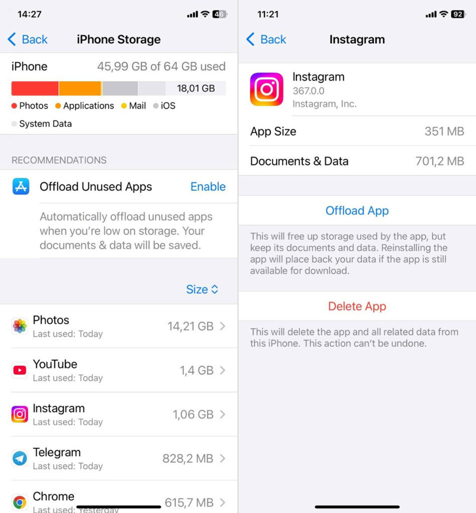 Clear iPhone Storage step 5
