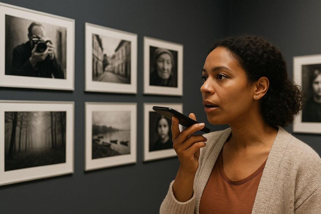 ai audio guides photography