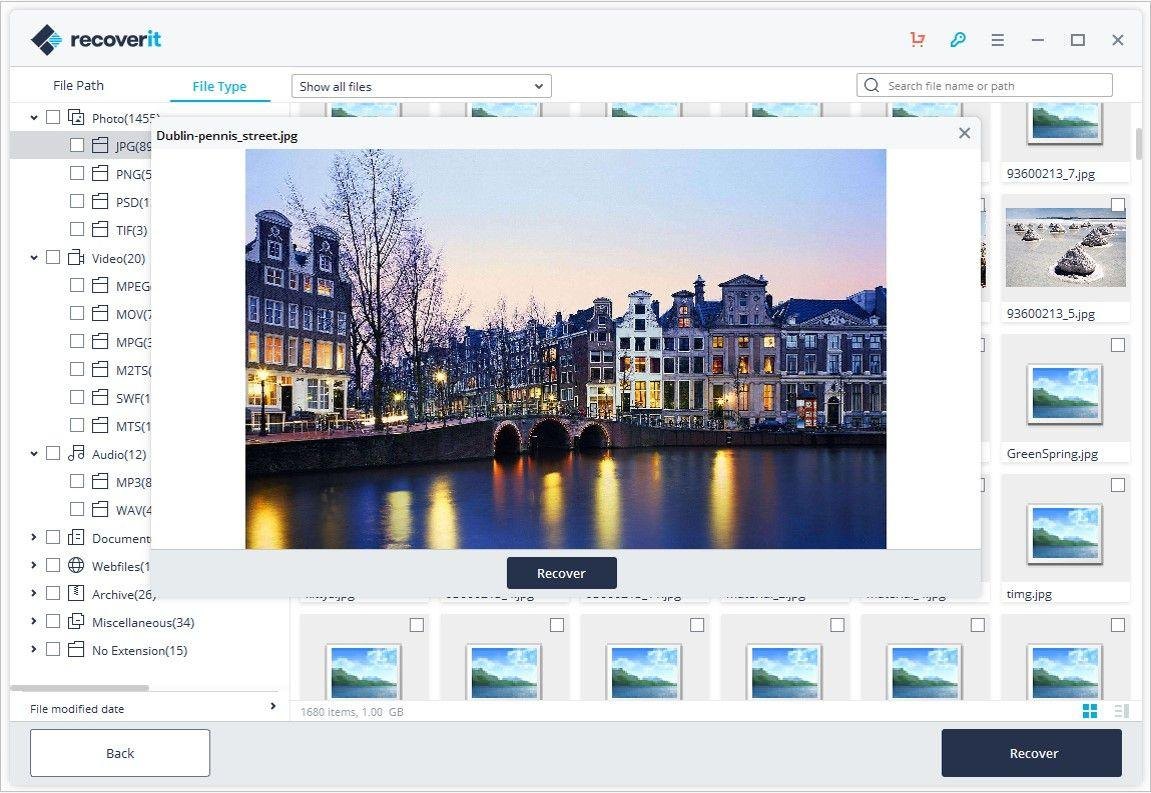 wondershare recoverit software
